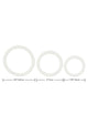 CalExotics Tri Rings Cock Rings 3pc Set