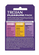 Trojan Pleasure Pack Condoms 3 pack