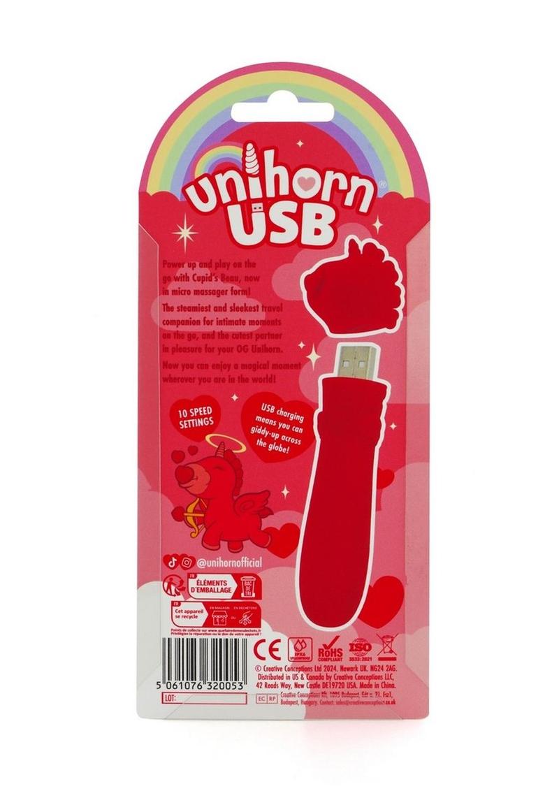 Unihorn Cupid’s Beau Silicone USB Bullet