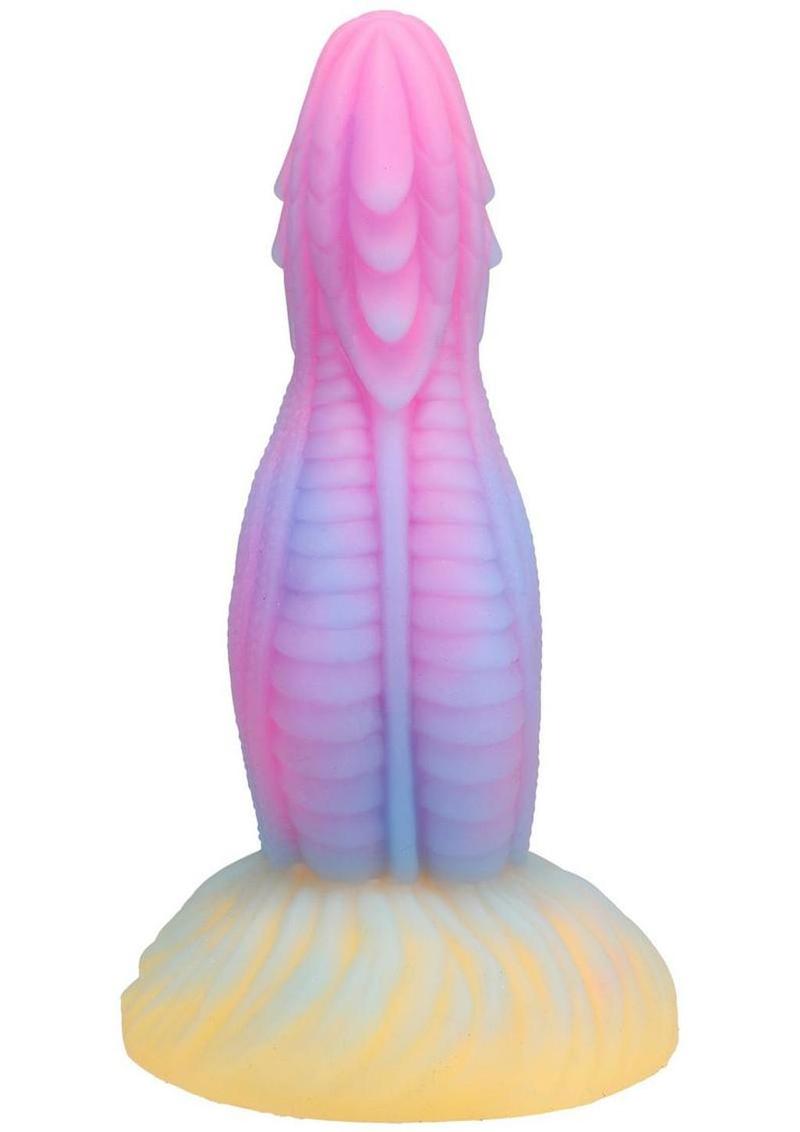 Fantasy Fuckers Dragon's Tongue Glow In The Dark Vac-U-Lock Silicone Dildo