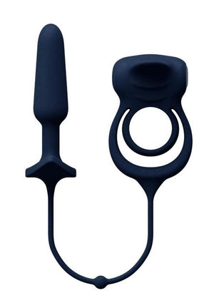 Vedo Humper Rechargeable Silicone Dual C-Ring with Anal Plug