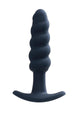 Vedo Twist Rechargeable Silicone Anal Plug - Black