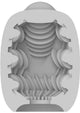Vibeggs Ribs Delight Unisex Masturbation Egg - Blue/White
