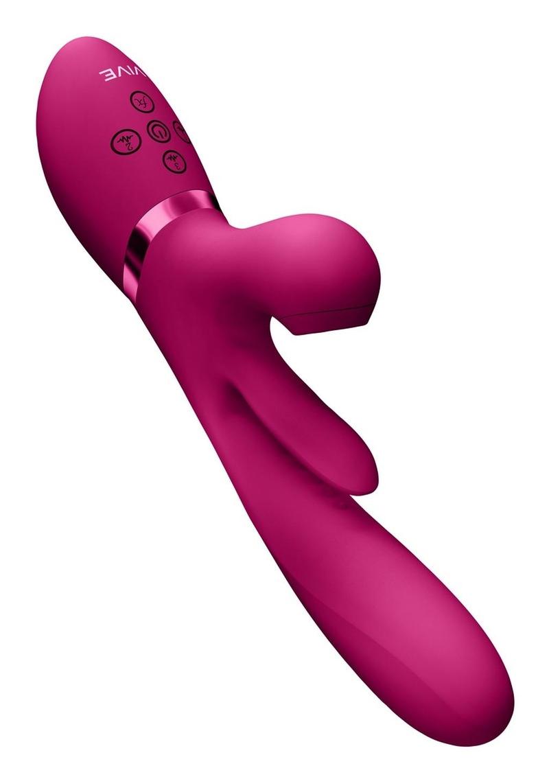 Vive Ena Silicone Thrusting G-Spot  Vibrator