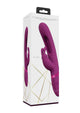 Vive Mika Rechargeable Triple Motor Vibrating Rabbit with G-Spot Stimulator - Pink