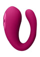 Vive Yoko Silicone Dual Prongs with Clitoral Vibrator