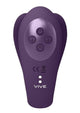 Vive Yoko Silicone Dual Prongs with Clitoral Vibrator