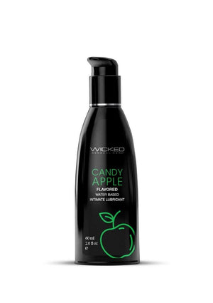 Wicked Aqua Flavored Water-Based Lubricant-Candy Apple