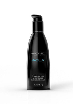 Wicked Aqua Water Based Lubricant Fragrance Free