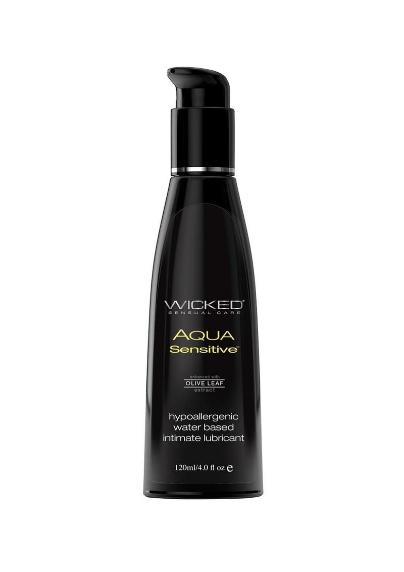 Wicked Aqua Water Based Sensitive Hypoallergenic Lubricant - 4oz