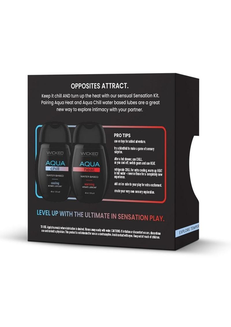 Wicked Sensual Sensations Kit Aqua Chill & Aqua Heat