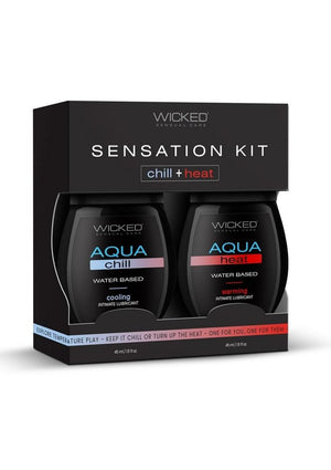 Wicked Sensual Sensations Kit Aqua Chill & Aqua Heat