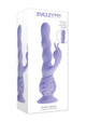 Wiggly Bunny Rechargeable Silicone Rabbit Vibrator - Purple
